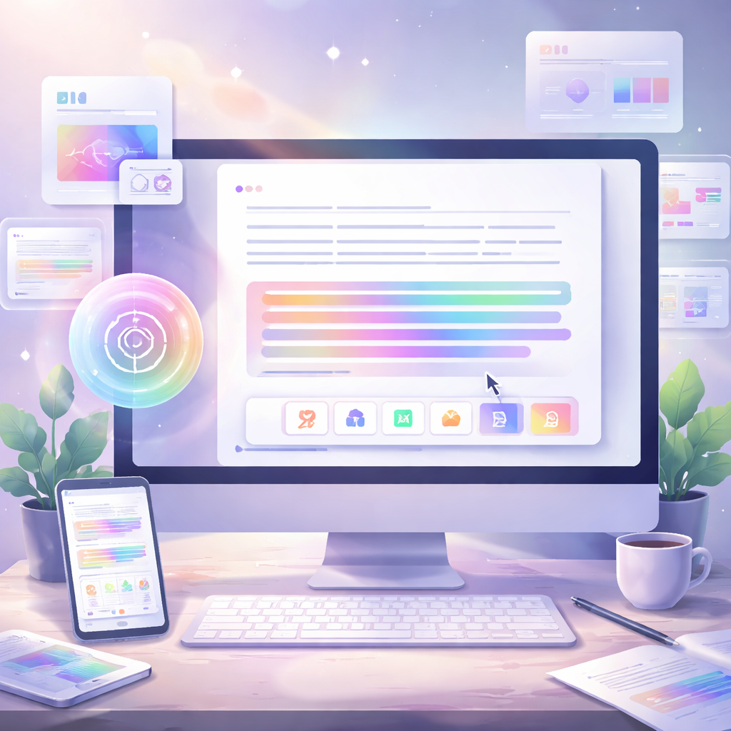 AI写作助手功能界面